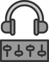 diseño de icono de vector de audio