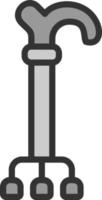 Walking Stick Vector Icon Design