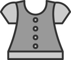 diseño de icono de vector de blusa