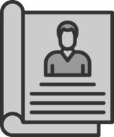 Magazine Vector Icon Design