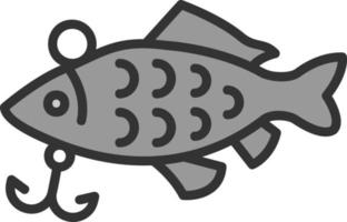 diseño de icono de vector de cebos de pesca