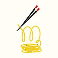 Initial M Noodle and Chopstick vector