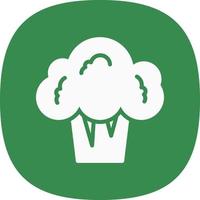 Broccoli Vector Icon Design