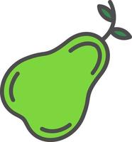 Pear Vector icon