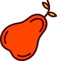 Pear Vector icon