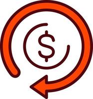 Refund Vector icon