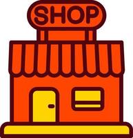 Grocery shop Vector icon