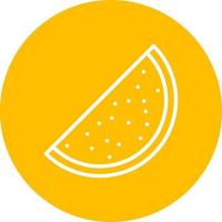 Water Melon Vector icon