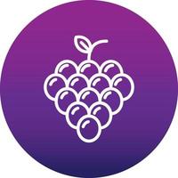 Grapes Vector icon