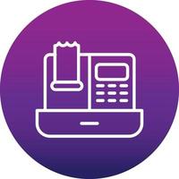 Cash Register Vector icon