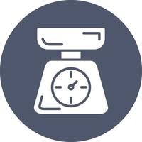 Weighting scale Vector icon