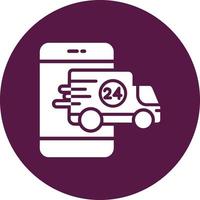 Online Delivery Vector icon