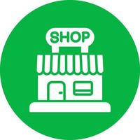 Grocery shop Vector icon