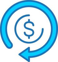 Refund Vector icon