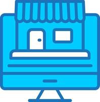 icono de vector de tienda online