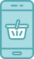 Online Grocery Vector icon