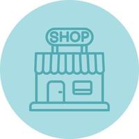 Grocery shop Vector icon