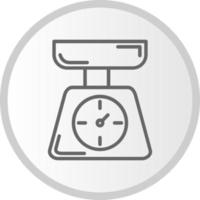 Weighting scale Vector icon