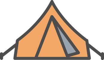 Tent  Vector Icon