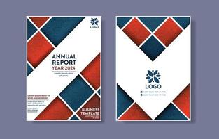 Business General Gradient Report Cover vector