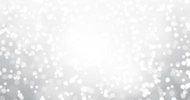 White luxury bokeh background. Dust and glitter particles background. Loop Animation video