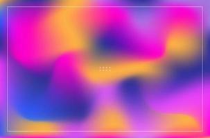 Colorful abstract fluid shapes gradient backgrounds vector