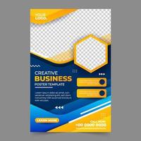 Business Gradient Poster Template vector