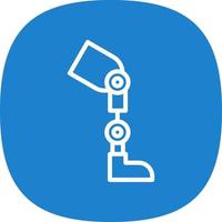 Prothesis Vector Icon Design