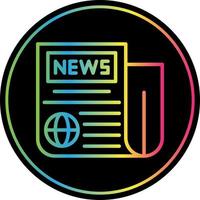 diseño de icono de vector de noticias