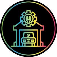 Mechanic Shop Vector Icon Design