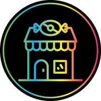 diseño de icono de vector de tienda de dulces