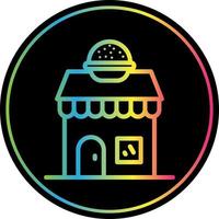 diseño de icono de vector de tienda de hamburguesas