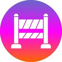 Road Block Vector Icon Design