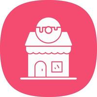 Donut Shop Vector Icon Design