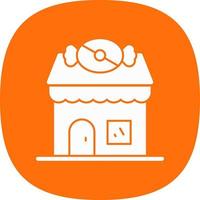 diseño de icono de vector de tienda de dulces