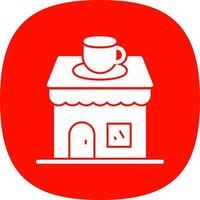 diseño de icono de vector de cafetería