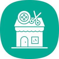 Tailor Shop Vector Icon Design