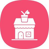 Plant Shop Vector Icon Design