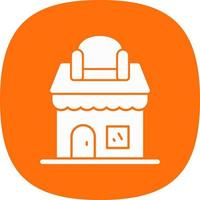 Furniture Store Vector Icon Design