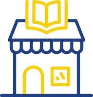 diseño de icono de vector de tienda de libros