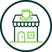 Coffee Shop Vector Icon Design