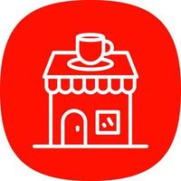 Coffee Shop Vector Icon Design