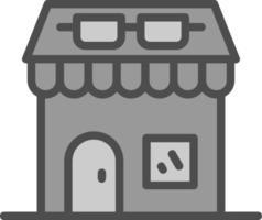 Optical Shop Vector Icon Design