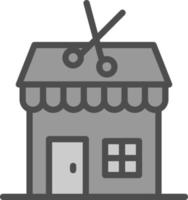 Barber Shop Vector Icon Design