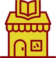 Book Shop Vector Icon Design