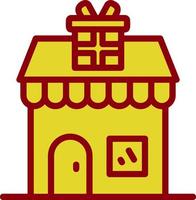 Gift Shop Vector Icon Design