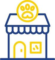 diseño de icono de vector de tienda de mascotas