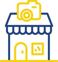 Camera Shop Vector Icon Design