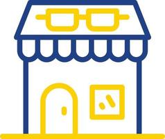 Optical Shop Vector Icon Design