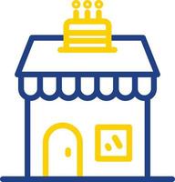 Cake Shop Vector Icon Design